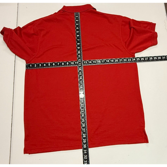 Polo Ralph Lauren Shirt Mens 3XL Red Short Sleeve Golf Polo Preppy Christmas - Picture 3 of 9